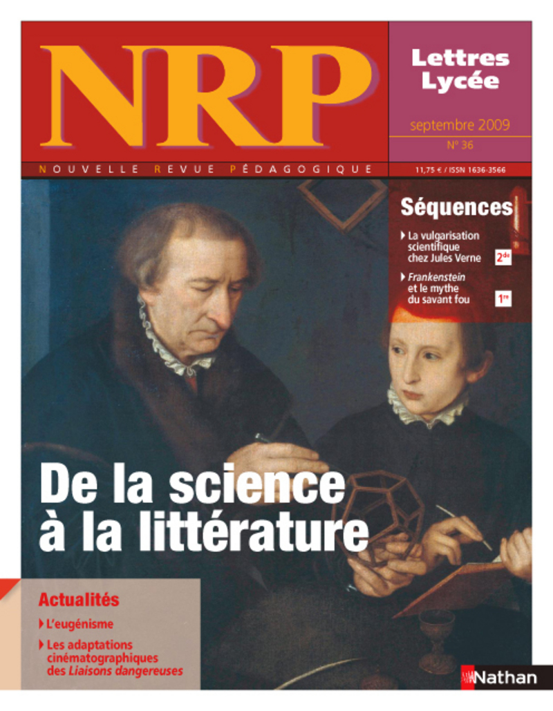 NRP Lycée – De la science à la littérature – Septembre 2009 (Format PDF)