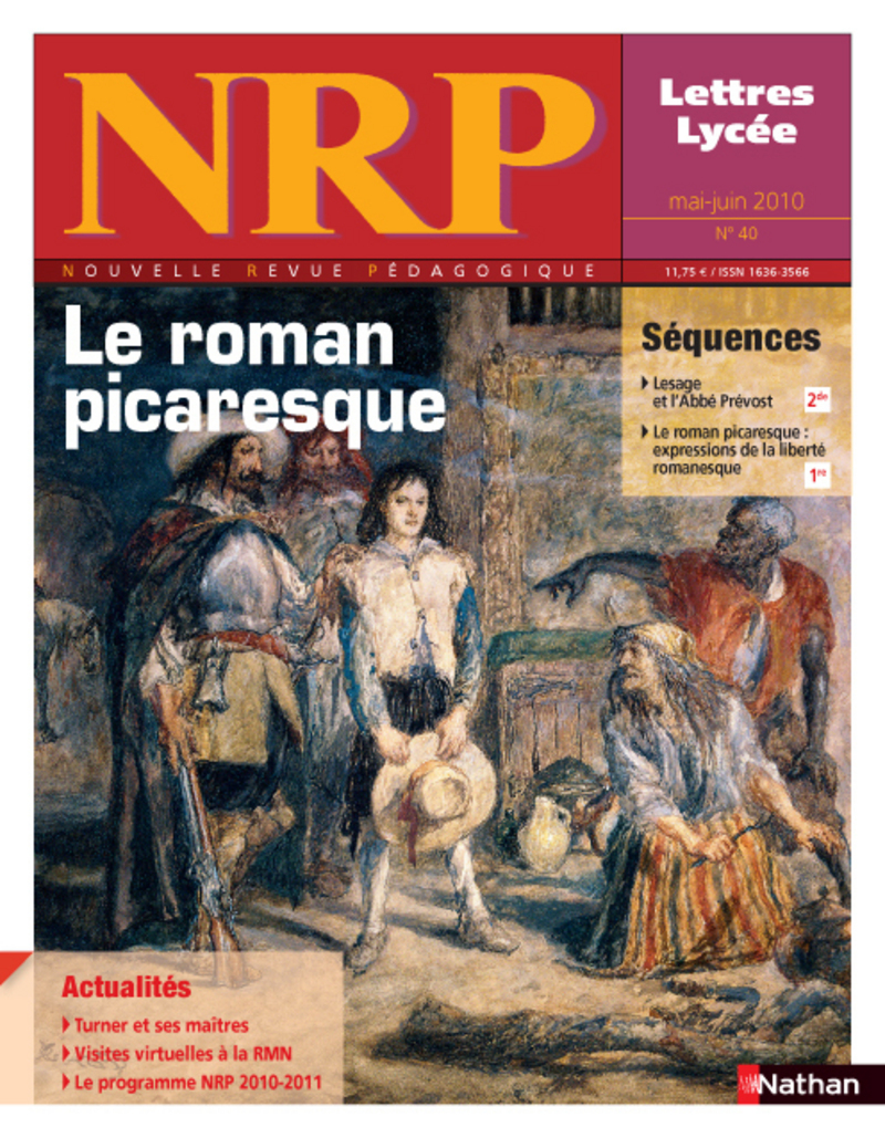 NRP Lycée – Le Roman picaresque – Mai-Juin 2010 (Format PDF)