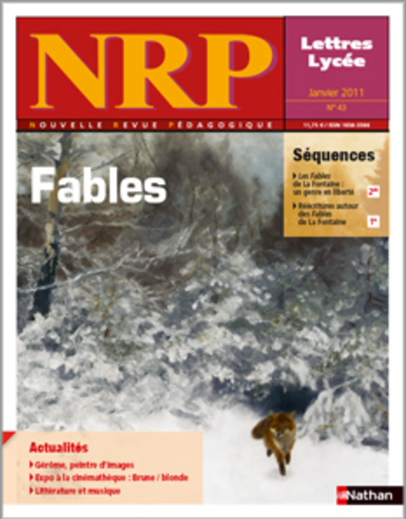 NRP Lycée – Fables – Janvier 2011 (Format PDF)