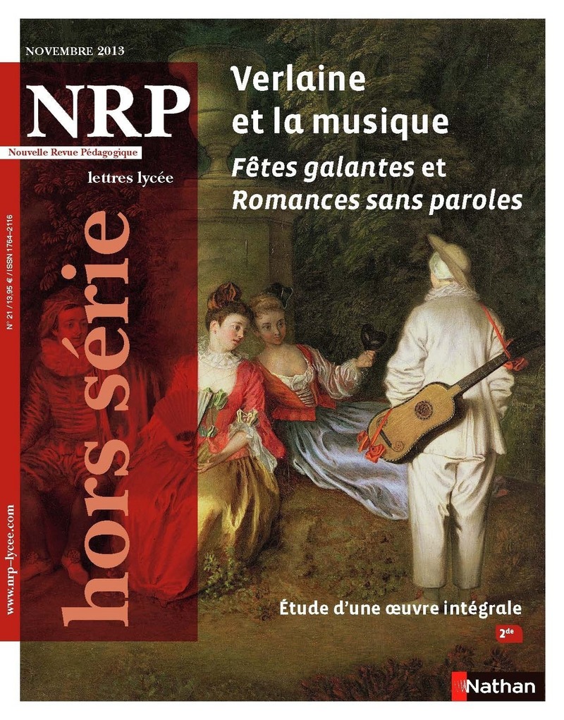 NRP Lycée Hors-Série – Verlaine et la musique – Novembre 2013 (Format PDF)