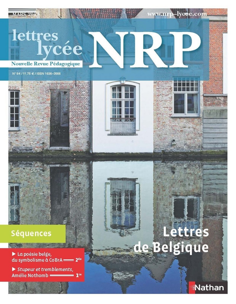 Séquence pédagogique « Lettres de Belgique » – NRP Lycée – 2nd, 1ere, Tle (Format PDF)