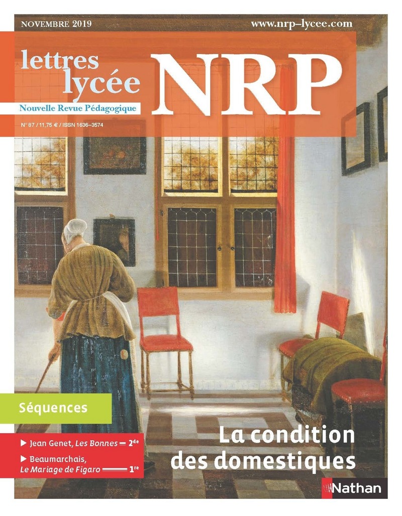 Séquence pédagogique  »  La condition des domestiques » – NRP Lycée – 2nd, 1re, Bac pro (Format PDF)